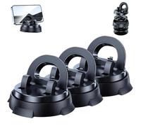 Generico Phone Holder, 360-Degree Rotatable Mobile Holder with Non-Slip Base, Intelligent Suction Cup Multifunction Console with Navigation, All Phones (3PCS)