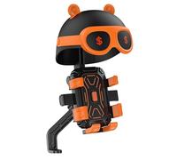 Generico Phone Holder For Bike - With Mini Helmet Visor, Handlebar Clamp