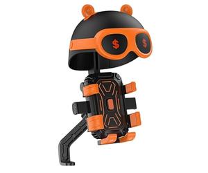 Generico Phone Holder For Bike - With Mini Helmet Visor, Handlebar Clamp