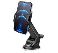 Generico Phone Holder, Vacuum Mount, Multifunctional Cradle Grip for Car, Truck, Windshield, Window Use, Secure Vehicle Navigation and Driving Accessory Smartphones 5.12x2.6x4.37 Inches