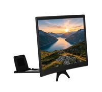 Generico Phone Magnifier - 12 Inch Desktop Enlarger for Mobile Viewing 3D HD Screen Amplifier | Foldable Acrylic Lens Stand with Movies Videos, Smartphone Display for Booster Device