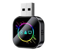 Generico Phone Mirroring Adapter For Car - Metal Glass 4.3x3x1cm | Plug And Play Converter | Wireless Mirror Phone To Car Screen For Daily Commuting, Long Distance Travel, Music, Calling, Parking