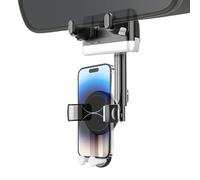 Generico Phone Mount Car, Automotive Rear View Mirror Smartphone Stands, Rotating Adjustable, Cell Phones Holder Cradle for Sedan, Automotives, Pickup, Truck, Dashboard, Windshields, 3.35x4.72 Inches