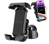 Generico Phone Mount Holder, Motorcycle Clamp, Anti-Slip Grip, 360° Adjustable Rotation, Handlebar Phone Bracket For Biking, Scooter, RV, Outdoor Navigation, 7.48x3.82x2.76 Inches