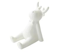 Generico Phone Stand, Ceramic Phone Holder, 4.41x3.15in Authentic Stable Desktop Support, Cute Animal Design Non-Slip Base, Deer Shape Stands for Home, Desk, and Dorm Use