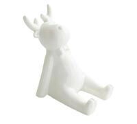 Generico Phone Stand, Deer Shape Holder, 4.41x3.15x4.29 Inches Ceramic Electronics Support, Stable Animal Figure for Dormitory Home Library Classroom Workplace Desk and Decorative Use
