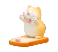 Generico Phone Stand For Desk,9x8.3x6cm Cat Figurine Tablet Accessories - Stable Cute Phone Stand,for Home Living Room Bedroom Study Video Calls Meetings Work Media Viewing Reading