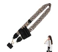 Generico Phone Strap Sling - Mobile Phone Lanyard, Anti-Theft Zipper Pouch Sling, Mobile Strap Anti Theft, Cell Phone's Neck Holder, Phone's Chain Purse Badge Holder, Stylish For Travelling, Shopping