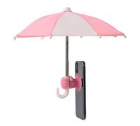 Generico Phone Umbrella - Polyester Heat Insulation Smartphone Shade | Adjustable Mini Mobile Screen Protector For Anti Glare Video Watching, Navigation, Beach, Pool, Vacation, Road Trip