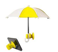 Generico Phone Umbrella - Polyester Heat Insulation Smartphone Shade | Adjustable Mini Mobile Screen Protector For Anti Glare Video Watching, Navigation, Beach, Pool, Vacation, Road Trip