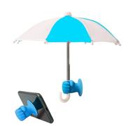 Generico Phone Umbrella - Polyester Heat Insulation Smartphone Shade | Adjustable Mini Mobile Screen Protector For Anti Glare Video Watching, Navigation, Beach, Pool, Vacation, Road Trip