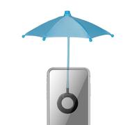 Generico Phone Umbrella - Sun Shade Clip for Smartphone Outdoor Viewing | ABS Frame with Adjustable Clamp Portable Anti Glare Screen Cover for Beach Hiking Photography Streaming Outdoor Use