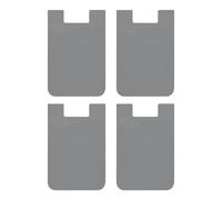 Generico Phone Wallet Stick On - Silicone Sticky Phone Wallet | 4X 5.6x8.6cm Adhesive Back Pocket with Unit Case Grip, Identification Card Holder, Credit Card Pouch for Smartphones for Daily Use