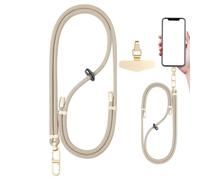 Generico Phone with Adjustable Neck Strap | Comfortable Hands-Free- Universal Phone Lanyard with Anti-Theft Wrist Strap | for Most Smartphones,Travel, Walking, & Outdoor Use