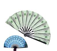 Generico Photo-Ready Dance Prop Portable Handheld Fan Dollar Shape Folding