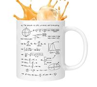 Generico Physics Coffee Mug,320ml Ceramic Equation Drinkware,Math Drink Cup - For Hot And Cold Tea Juice Milk Water Beverage Milktea Yoghurt