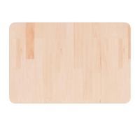 Generico Piano Bagno 60x40x1,5 cm in Legno Massello Non Trattato,Marrone,3.3kg,342926