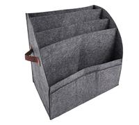 Generico Piano Book Storage - Foldable File Basket for Home | Multi Pocket Design with 3 Compartments, Holds Books, Sheets, and Stationery for Living Room, School, Library, Cafe, Dormitory, Apartment