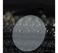 Generico Piano Tavolo in Vetro Temperato Rotondo 900 mm, Lastra Vetro Trasparente, Protezione De Tavolo da Pranzo, Superficie Lisa Bordi Lucidi(42cm/16.5in)