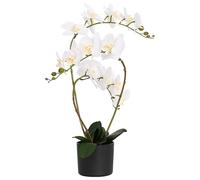 Generico Pianta di Orchidea Artificiale con Vaso Bianco 45 x 15 x 65 cm,Arredo,Flora artificiale-42042079
