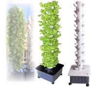 Generico Piantagione idroponica Kit idroponico verticale a 15 piani a 45 fori per piante da ortaggio - Soluzione per giardinaggio domestico e cucina