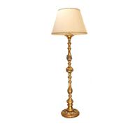 Generico Piantana, lampada da terra classica in legno foglia oro-argento 1 luce Dbs 100/pt per salotto, soggiorno, sala da pranzo, camera da letto.