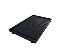 Generico Piastra BBQ in ghisa Smaltata 26 x 40 x 2 H cm - Versione Grill
