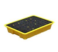 Generico Piattaforma di contenimento per fuoriuscite a Prova di perdite, Vassoio modulare per Il contenimento di fuoriuscite di Olio - Piattaforme in polietilene Resistenti per Magazzini industriali,