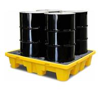 Generico Piattaforma modulare di contenimento delle fuoriuscite con Scarico, Vassoio Anti-fuoriuscita impilabile per secchi di Vernice, Gestione dei rifiuti industriali, Soluzione di stoccaggio di so
