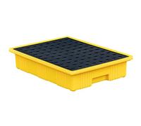 Generico Piattaforma modulare Industriale per Il contenimento di fuoriuscite, Pallet per Magazzini, fabbriche, fusti Anti-Perdita, vaschette di drenaggio a Prova di perdite, seminterrati, Pallet modu