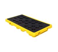 Generico Piattaforma modulare per Il contenimento delle fuoriuscite - Vassoio in plastica Resistente per Un Efficace Controllo delle fuoriuscite, la Sicurezza Ambientale e la Gestione dei Materiali p