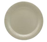 generico Piatti di Carta Tortora, 24 cm, Confezione da 15 Pezzi