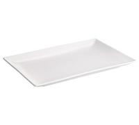 Generico Piatto da Portata in Porcellana Bianca, Rettangolare, 30 x 20 cm conf da 6pz