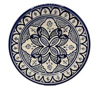 Generico Piatto in Terracotta di Safi, Marocco: Artigianale e Versatile per Tutti i Piatti Diametro 30 Cm 2011241806 Tunisia Turchia Etnico del Mondo