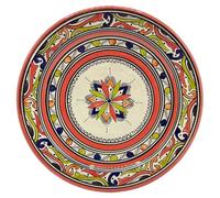 Generico Piatto in Terracotta di Safi, Marocco: Artigianale e Versatile per Tutti i Piatti Diametro 35 Cm 1511241610 Tunisia Turchia Etnico del Mondo