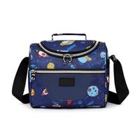 Generico Piccola borsa per il pranzo isolata Cooler Lunch Box Tote 7L Colorful Unicorni Tema Bento Bags