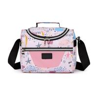 Generico Piccola borsa per il pranzo isolata Cooler Lunch Box Tote 7L Colorful Unicorni Tema Bento Bags