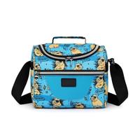 Generico Piccola borsa per il pranzo isolata Cooler Lunch Box Tote 7L Colorful Unicorni Tema Bento Bags