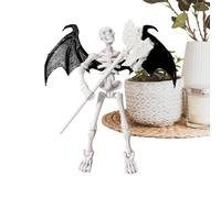 Generico Piccola Figura Scheletrica Snodabile Da Assemblare Ornamento