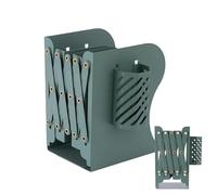 Generico Piccola libreria per scrivania, libreria da scrivania, Scaffale portaoggetti per da tavolo telescopico, Organizer da in metallo con portapenne, ripiano organizer da, libre