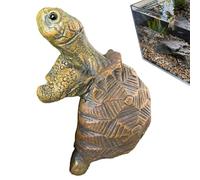 Generico Piccola Statuetta Di Tartaruga - Ornamento Realistico e | Miniatura Testuggine Rampicante Figurina,Per Interni Esterni Casa Cortile Patio Balcone Ufficio Paesaggio Bonsai Acquario Fioriera