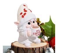 Generico Piccole Statuine di Gnomi,Decorazioni per Vassoio a Livelli per il Caffè - Statuine In Resina - Per Soggiorno Camera Da Letto Cucina Mensola Scaffale Bancone Festa Vacanza Inverno
