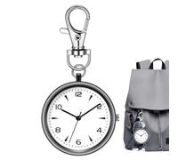 Genérico Piccolo orologio da taschino portatile dal design sottile | Orologio silenzioso, unisex, per viaggi, scuola e uso quotidiano