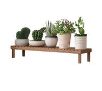 Generico Piccolo portavasi in Legno - Scaffale multilivello per Interni/Esterni per davanzali, terrazze e balconi - Struttura a Scala Versatile per Esposizione di Fiori e Decorazioni da Giardino