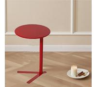 Generico Piccolo Tavolino A Forma Di C, Tavolino Da Letto, 5 Colori, Tavolini Da Salotto, Per Soggiorno Ufficio, Piccolo Spazio(Red)