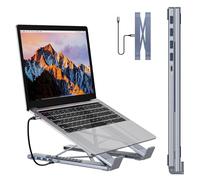 Generico Pickelect Pro 8-in-1 USB-C Laptop Stand, Upliftjoysq/Civilizek 8-in-1 USB-C Laptop Stand, With video interface, PD interface, Office tools (5 in 1)