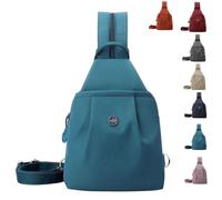 Generico Pickelect Waterproof 2-Way Commuter Bag.Women Men, Oxford Large Capacity Convertible Shoulder Bag, Travel Bags (Agate Blue)