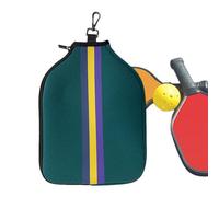 Generico Pickle Ball Racket Cover - Paddle Bag Rackets Cover Holder Sleeve Case - Pickle Ball Racket Carrier, Holder Sleeve Case Protector, 24x31cm/9x12 Inches