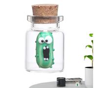 Generico Pickle Jar Cucumber Ornament Mini Funny Mood Booster Handmade