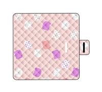 Generico Picnic Blanket Waterproof - 78.74 Inch Thickened Waterproof Moisture Proof Mat | Portable Outdoor Picnic Blanket Tent Grass Mat | Beach Camping Lawn Park Essential. Polyester Pongee,870g.